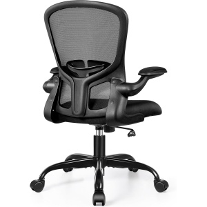 FelixKing Ergonomic Office Chair, Adjustable Headrest and Armrests Computer Chair, Breathable Mesh Desk Chair with Lumbar Support and Tilt Function, Swivel Task Chair for Home Office