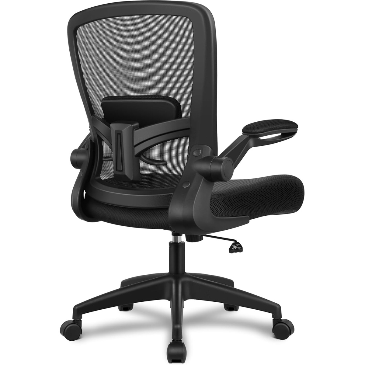 FelixKing Ergonomic Desk Chair, Breathable Mesh Office Chair with Adjustable Armrests and Lumbar Support Swivel Computer Chair, Black